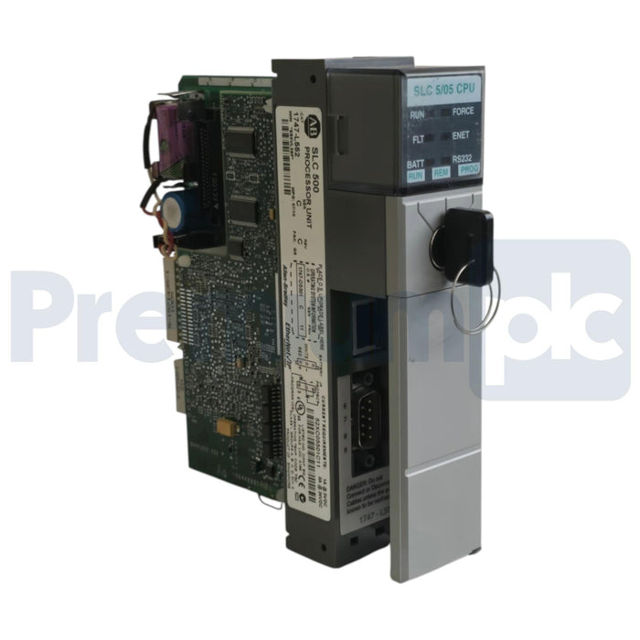 Allen Bradley 1747-L552 /C SLC 500 SLC 5/05 Processor 32K Ethernet/IP RS-232 CPU