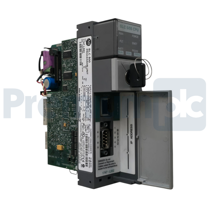 Allen Bradley 1747-L552 /C SLC 500 SLC 5/05 Processor 32K Ethernet/IP RS-232 CPU
