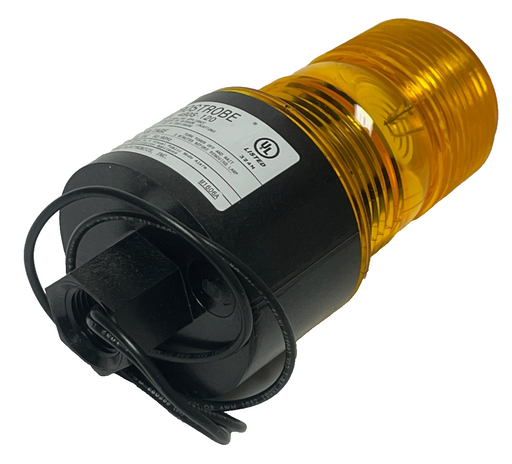 Tomar MicroStrobe 490S-120-A Amber Strobe Light 120VAC Industrial - New in Box