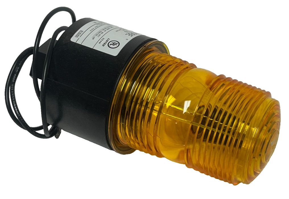Tomar MicroStrobe 490S-120-A Amber Strobe Light 120VAC Industrial - New in Box