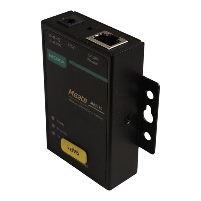 Moxa MGate MB3180 1-Port Standard Modbus Gateway | RS-232/422/485 to Ethernet