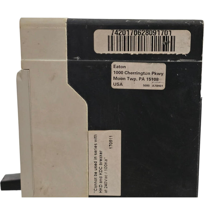 Eaton JGE3250NN | J250E Circuit Breaker 250A 3P 600V 69D2551G10 w/225A Trip NSNP