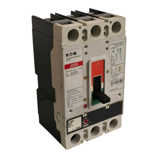 Eaton JGE3250NN | J250E Circuit Breaker 250A 3P 600V 69D2551G10 w/225A Trip NSNP