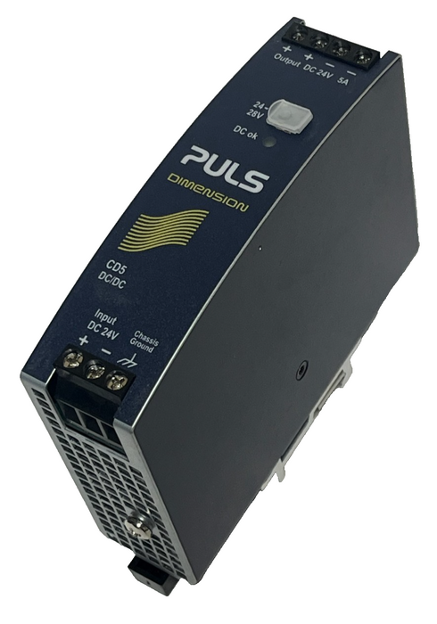 NEW PULS CD5.241 DC/DC Converter | 24V 5A 120W DIMENSION CD-Series DIN Rail