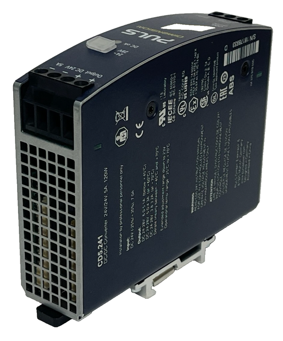 NEW PULS CD5.241 DC/DC Converter | 24V 5A 120W DIMENSION CD-Series DIN Rail