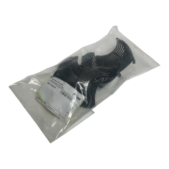 Lot of 5 Dräger R56518 Flap Black for FPS 7000 Mask - New Surplus Factor Sealed