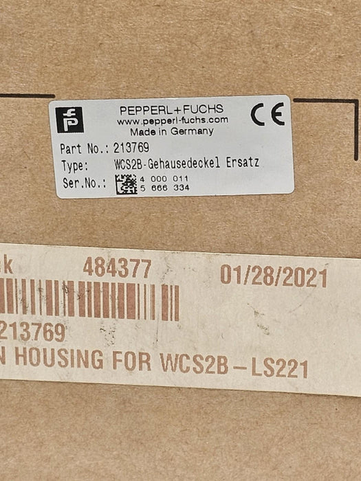 NIB PEPPERL+FUCHS 213769 GREEN HOUSING FOR WCS2B-LS221