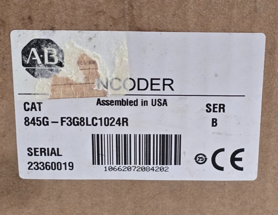 Allen-Bradley 845G-F3G8LC1024R /B Size 25 Absolute Encoder | 1024 PPR | 8-24VDC