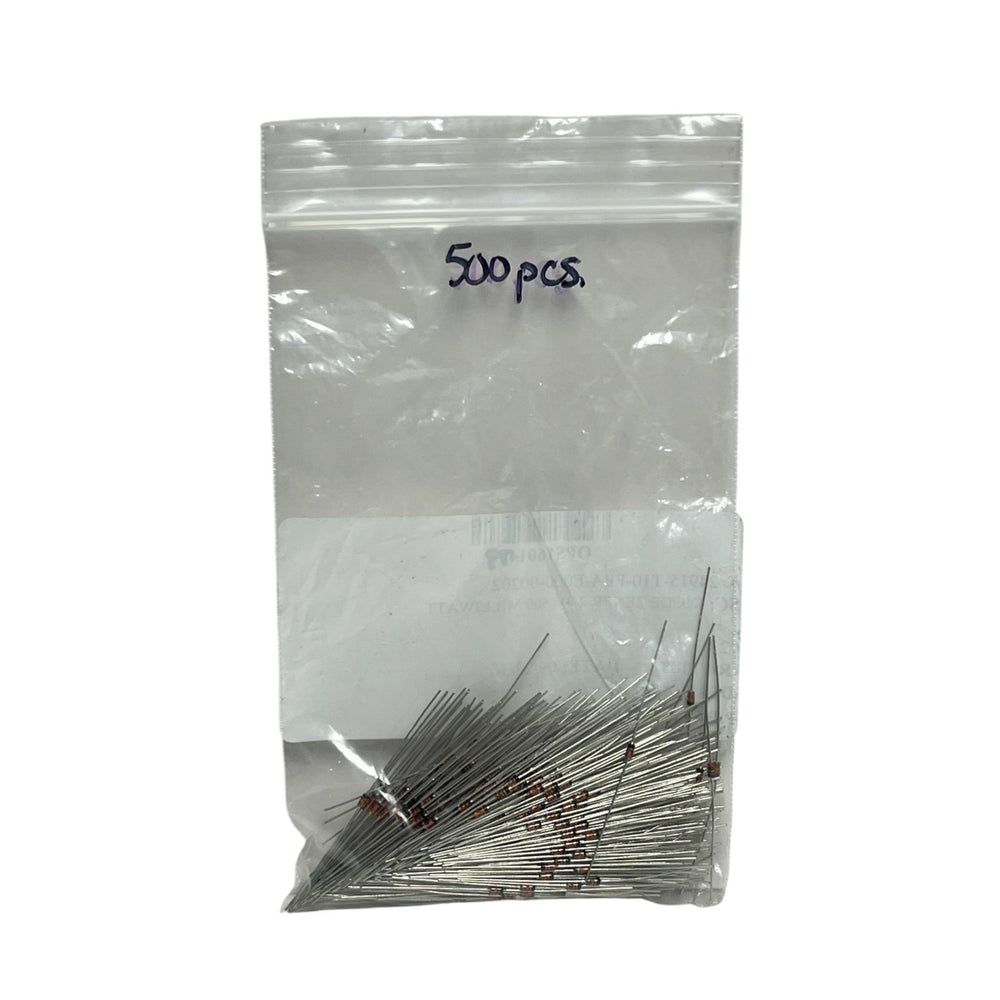 (500 PCS) Vishay Fairchild 1N5221B Zener Diode 2.4V 0.5W (1/2W) New Surplus Bag