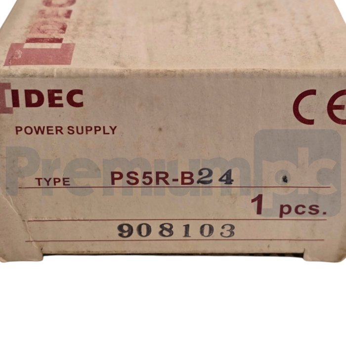 IDEC PS5R-B24 | PS5R Series Power Supply 15W 24VDC 0.6A DIN Rail Mount NSMP