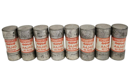 LOT OF 8 FERRAZ SHAWMUT A4J40 AMP TRAP FUSES 40A
