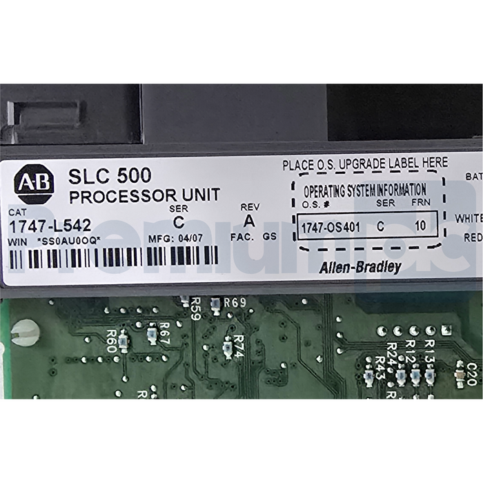Allen-Bradley 1747-L542 /C SLC 500 5/04 Processor Unit 32K Memory FRN: 10 NSMP