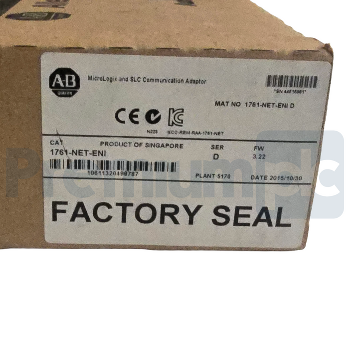 NEW SEALED Allen Bradley 1761-NET-ENI /D MicroLogix SLC Ethernet Adaptor NSFS