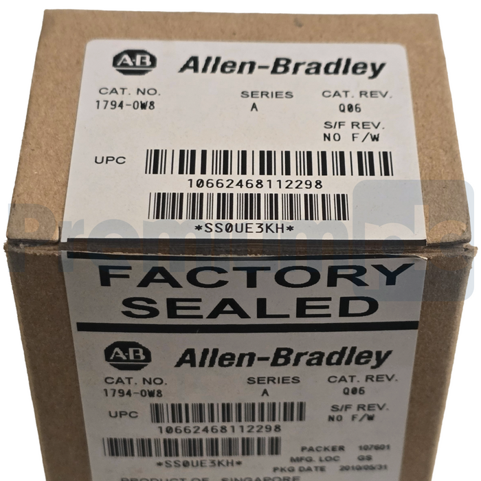 Allen-Bradley 1794-OW8 /A FLEX I/O 8-Point Relay Output Module 1794OW8 NSMP