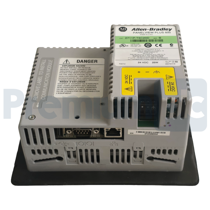 Allen-Bradley 2711P-T6C20D /B PanelView Plus 600 HMI Touch Screen Terminal USPI