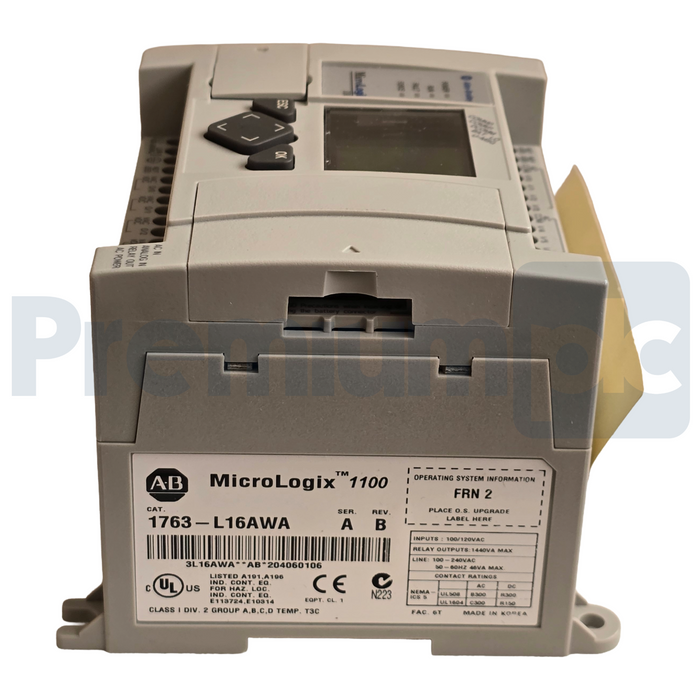 Allen Bradley 1763-L16AWA /A MicroLogix 1100 16-PT Micro Controller 1763L16AWA