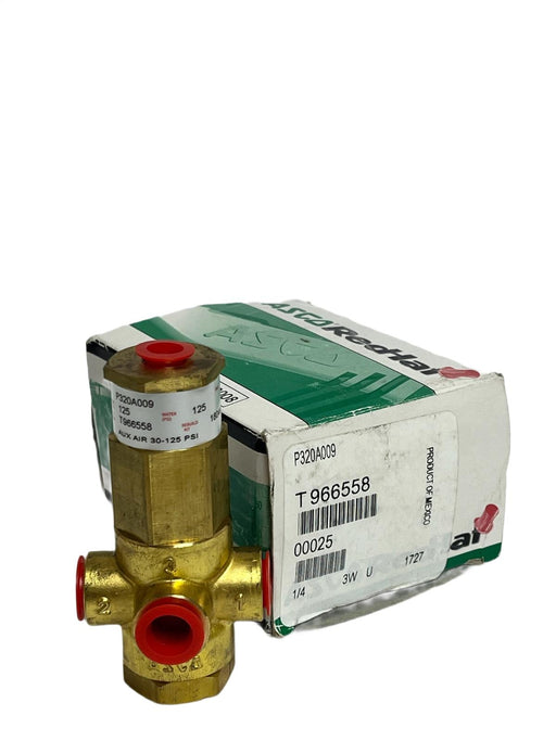 ASCO P320A009 3-Way Universal Air Operated Valve 1/4" NPT Brass New Surplus