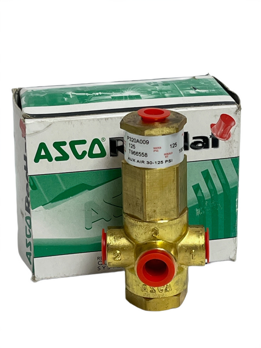 ASCO P320A009 3-Way Universal Air Operated Valve 1/4" NPT Brass New Surplus