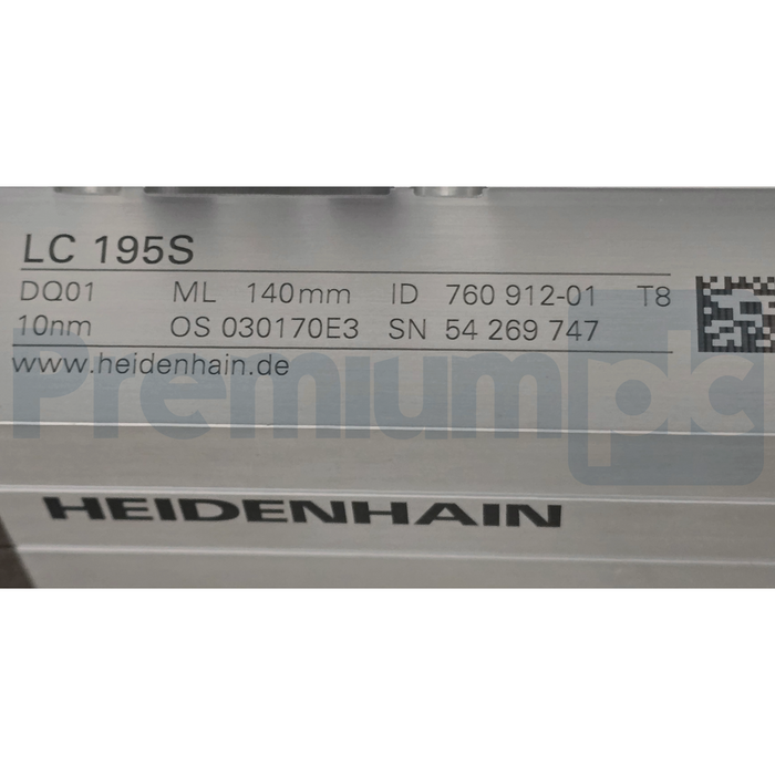 HEIDENHAIN LC 195S 140 5.0 DQ01 Linear Encoder Scale DRIVE-CLiQ 760912-01 NUPI