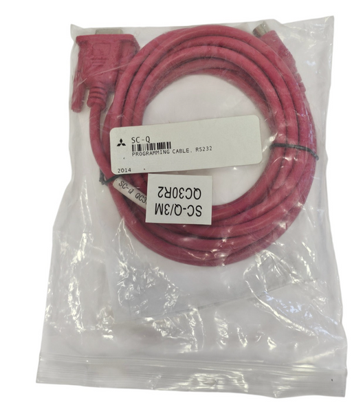 NEW MITSUBISHI SC-Q/3M PROGRAMMING CABLE RS232 SC-Q