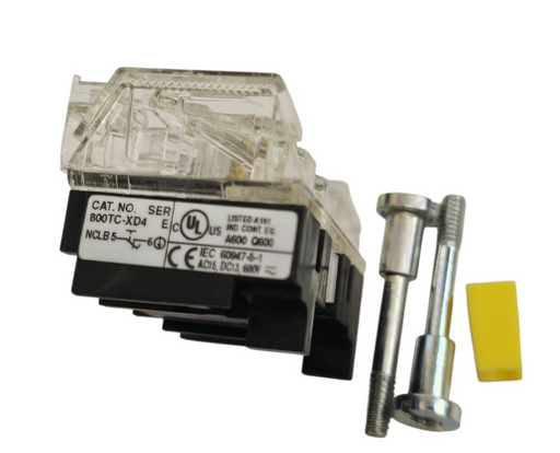 LOT OF 2 NIB ALLEN BRADLEY 800TC-XD4 CONTACT BLOCKS 800TCXD4 SER. E