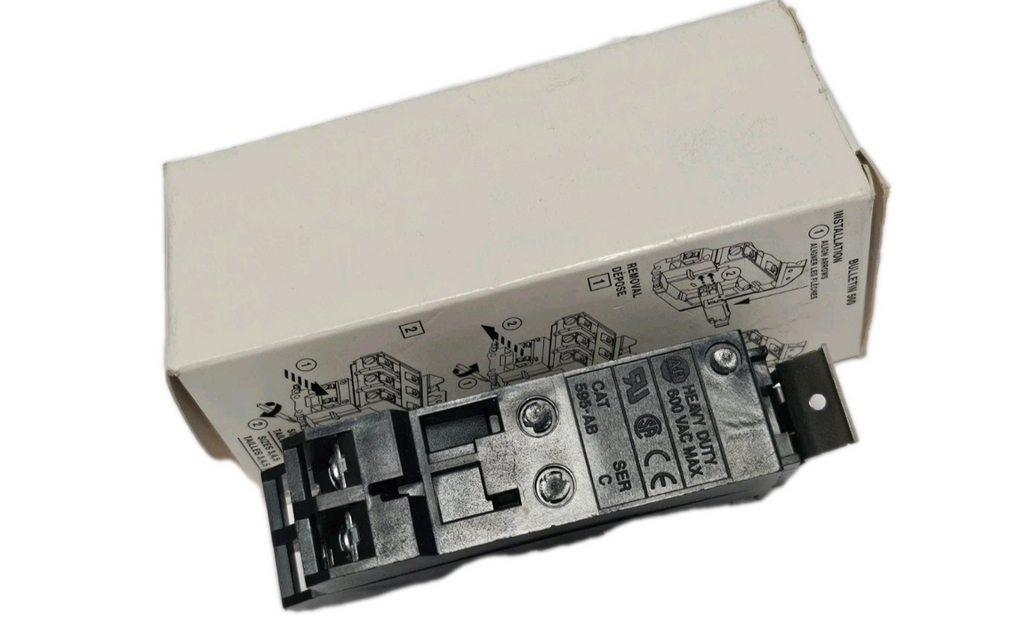 LOT OF 2 NIB ALLEN BRADLEY 595-AB AUXILIARY CONTACTS 595AB SER. C NSFP