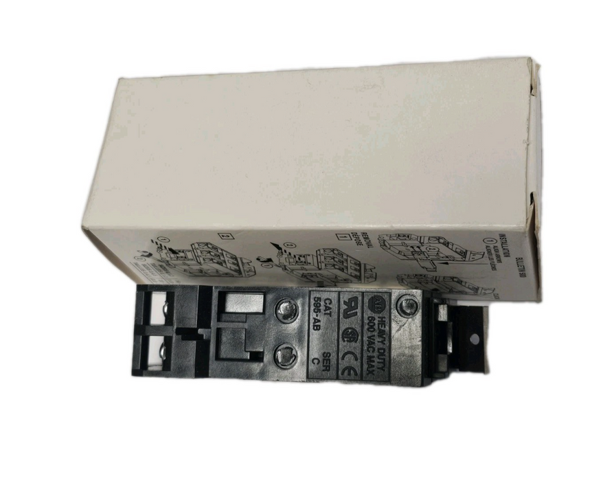 LOT OF 2 NIB ALLEN BRADLEY 595-AB AUXILIARY CONTACTS 595AB SER. C NSFP