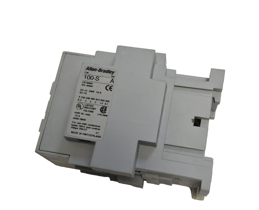 NIB ALLEN BRADLEY 100-C30D01 CONTACTOR 100C30D01 110V50/120V60HZ SER. B NSFP
