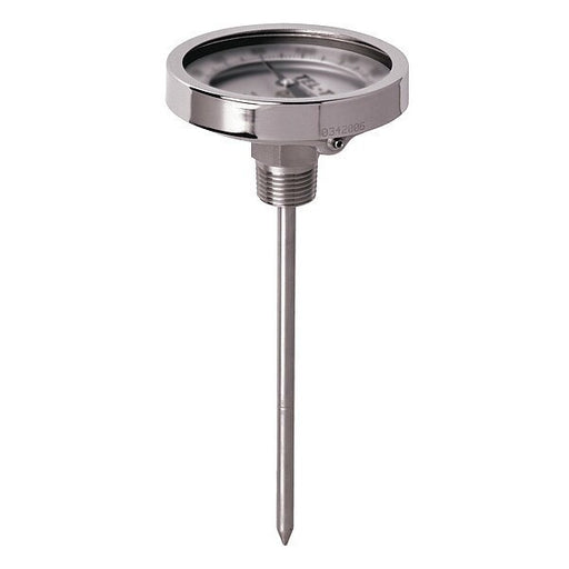Tel-Tru AA575R 5" Dial 18" Stem 0-200°F 316 Stainless Thermometer - NSMP