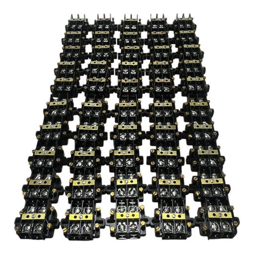 Lot of 50 Eaton Bussmann KUSC2 KU Series Panel Mount Terminal Blocks 600V 60A