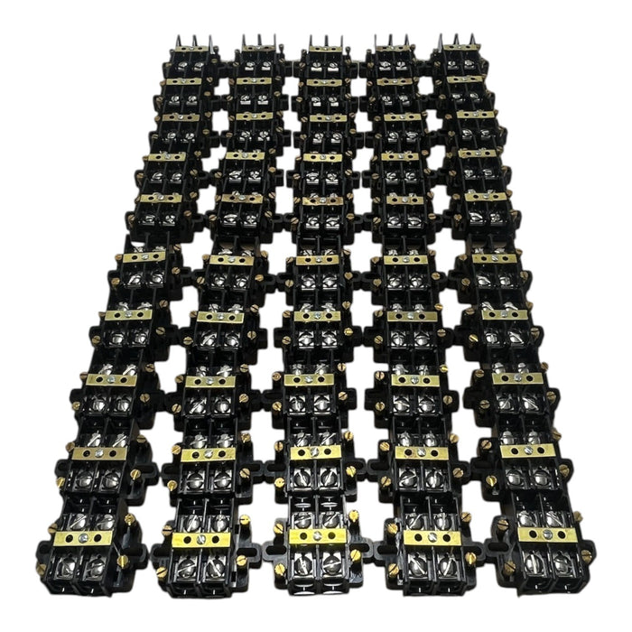 Lot of 50 Eaton Bussmann KUSC2 KU Series Panel Mount Terminal Blocks 600V 60A