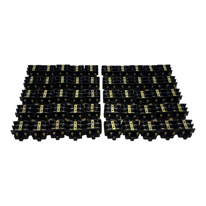 Lot of 50 Eaton Bussmann KUSC2 KU Series Panel Mount Terminal Blocks 600V 60A