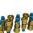 Lot of 13 Swagelok B-QC4-B-2PM Brass Quick-Connect Body QC4 Series 1/8" MNPT