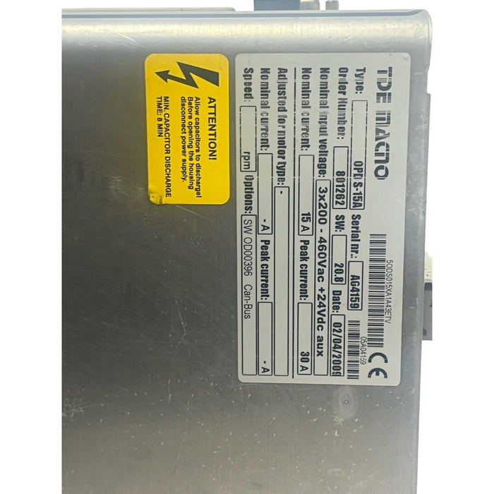 TDE Macno OPD S-15A Servo Drive Inverter