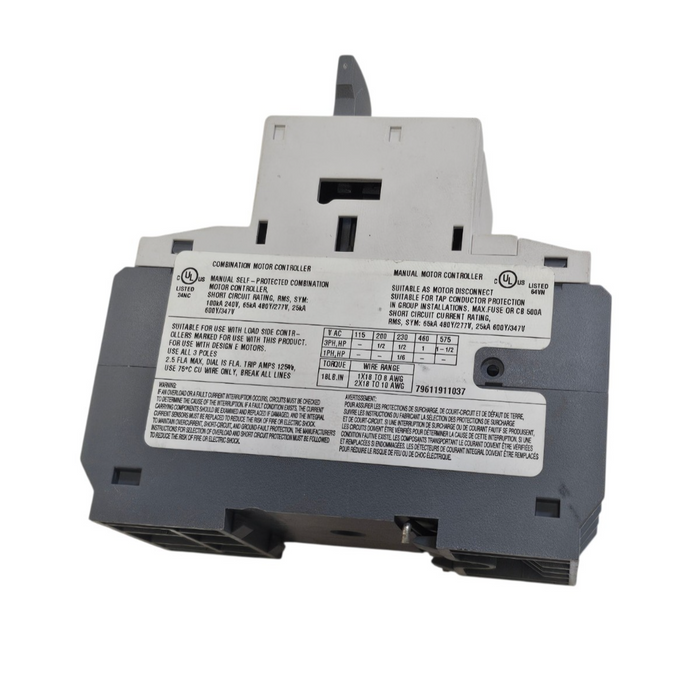 NEW LS ELECTRIC MMS-32H MANUAL MOTOR STARTER MMS32H (1.6-2.5A)