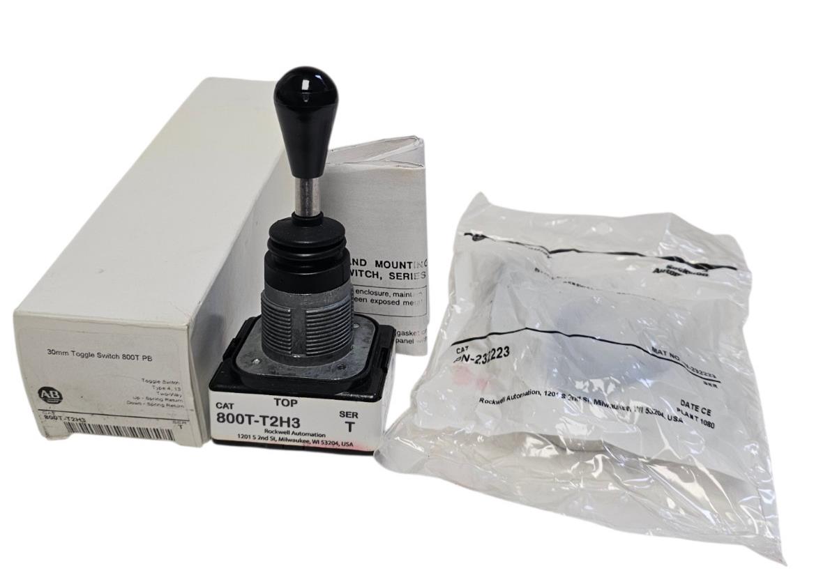 NIB ALLEN BRADLEY 800T-T2H3 TOGGLE SWITCH TWO-WAY 800TT2H3 SER. T NSFP