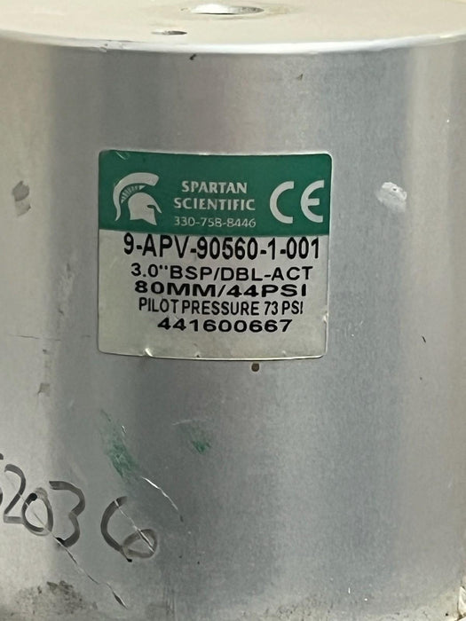 Spartan Scientific 9-APV-90560-1-001 Pneumatic Valve 3" BSP Double Acting, NSNP