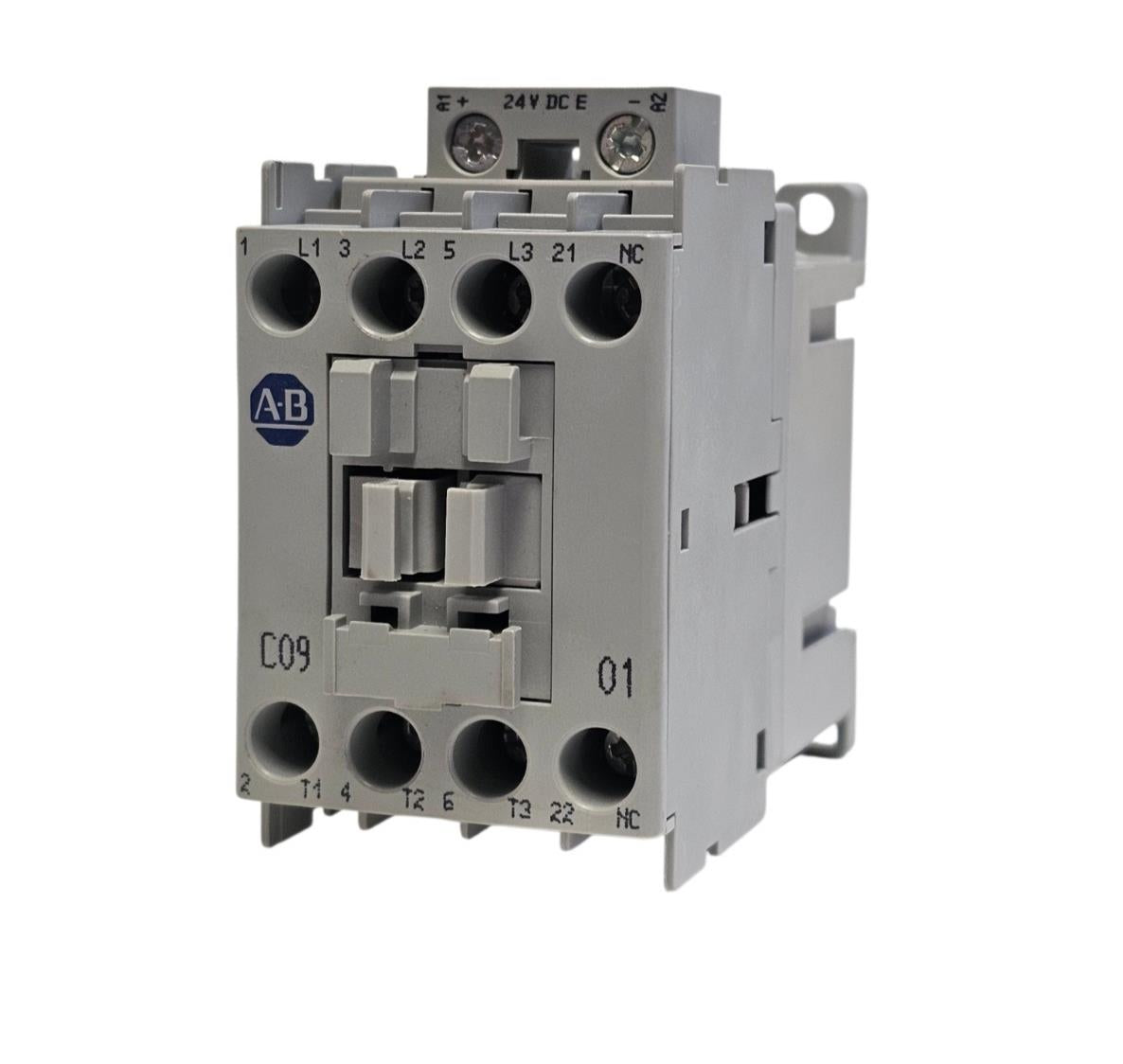 NEW ALLEN BRADLEY 100-C09E*01 CONTACTOR 24V DC SER. A
