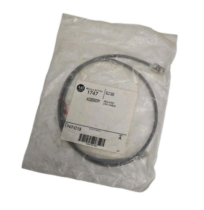 NEW ALLEN BRADLEY 1747-C13 SLC 500 ISOLATED LINK CABLE 1747C13 SER. A