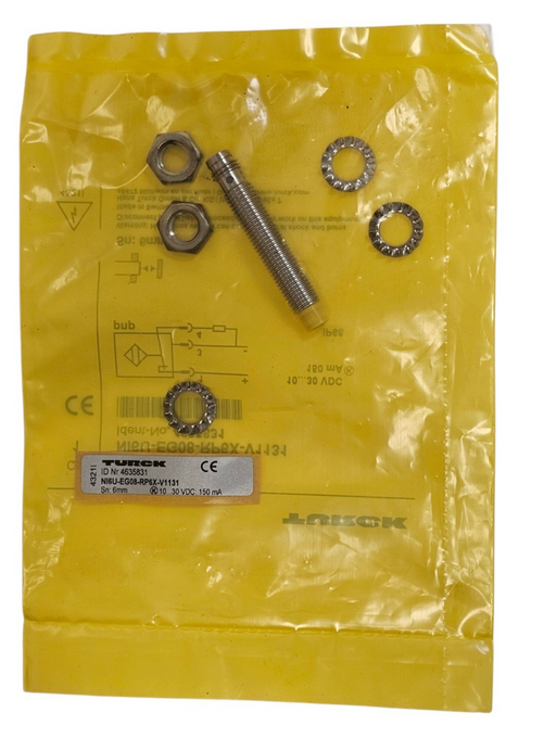 NEW TURCK NI6U-EG08-RP6X-V1131 INDUCTIVE SENSOR NI6UEG08RP6XV1131 RANGE: 6mm