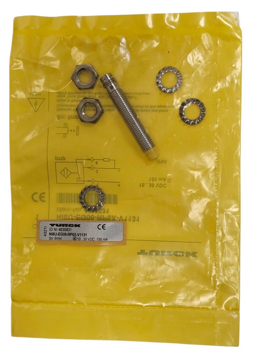 NEW TURCK NI6U-EG08-RP6X-V1131 INDUCTIVE SENSOR NI6UEG08RP6XV1131 RANGE: 6mm
