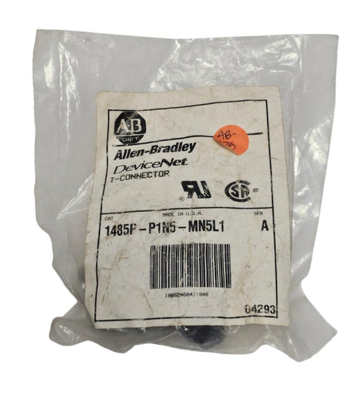 NEW ALLEN BRADLEY 1485P-P1N5-MN5L1 DEVICENET T-CONNECTOR 1485PP1N5MN5L1 SER. A