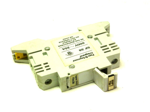 LOT OF 16 PASS & SEYMOUR LEGRAND SP 38 600V 25 AMP FUSE BLOCK DIN SP-38 SP38