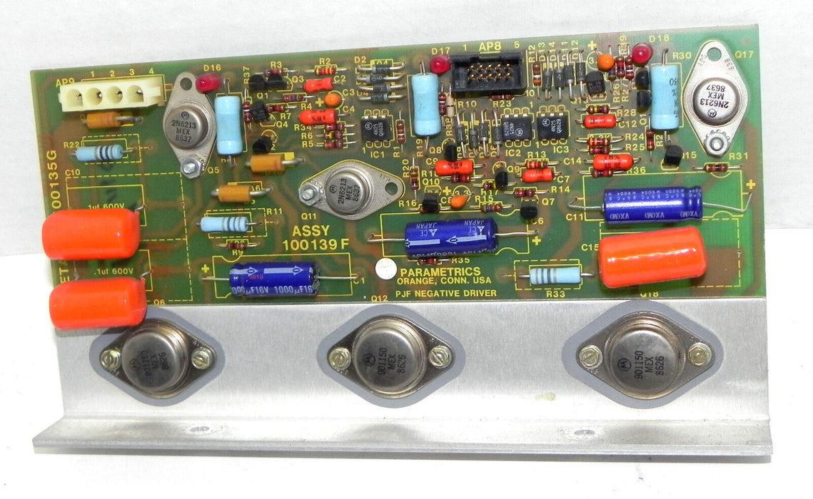 PARAMETRICS 100139F PC BOARD 100135G, CIRCUIT 100260D