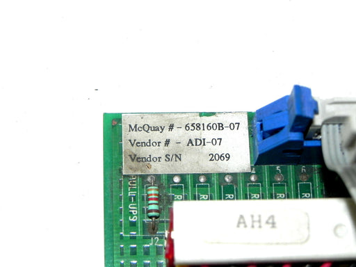 MCQUAY 658160B-07 INPUT BOARD 24 CH, ASSY # 006-000421-07