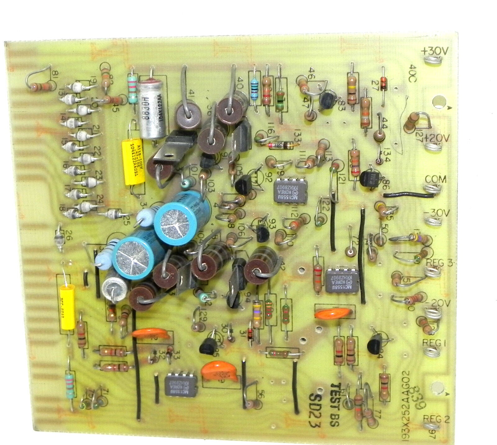 GENERAL ELECTRIC 193X252AAG02 REGULATOR CARD