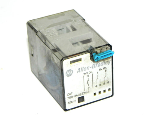 ALLEN BRADLEY GENERAL PURPOSE RELAY 700-HA32Z24-3 SER. D 700HA32Z243
