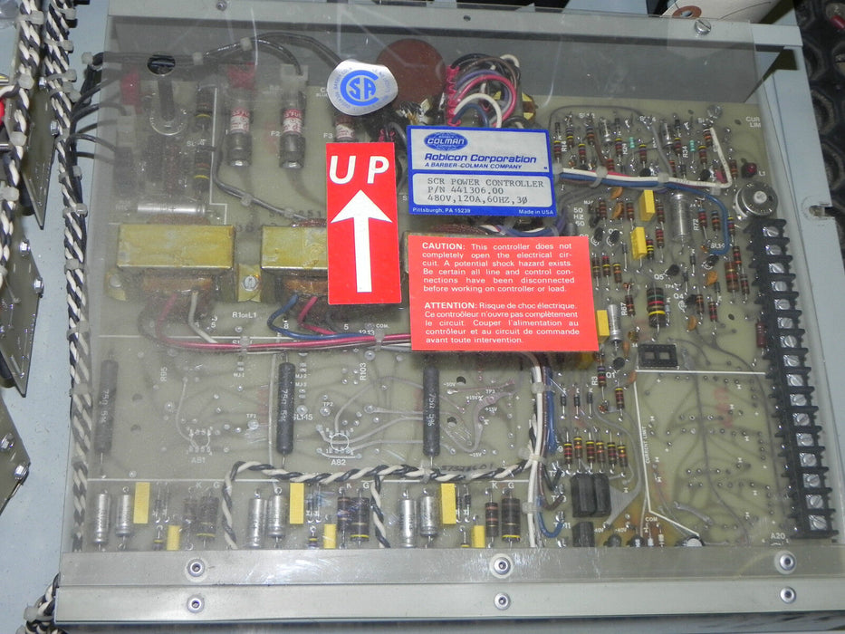 BARBER COLMAN 441306.00 SCR POWER CONTROLLER 480V, 120A, 60Hz