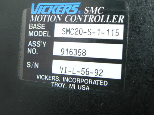 VICKERS SMC20-S-1-115 MOTION CONTROLLER ASS'Y NO. 916358