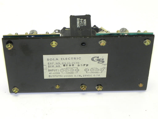 SOLA ELECTRIC 83-15-217-0 POWER SUPPLY 83152170